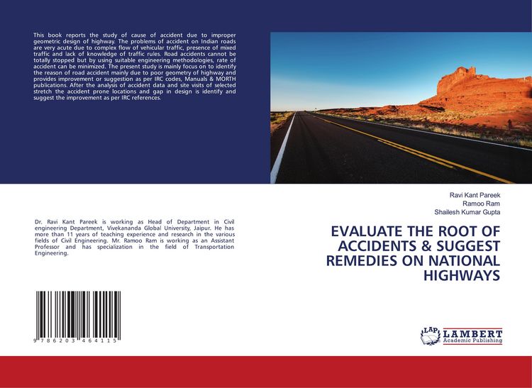 Produktbild: Evaluate The Root Of Accidents & Suggest Remedies On National Highways