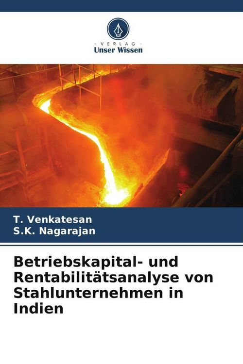 Produktbild: Betriebskapital- und Rentabilit&auml;tsanalyse von Stahlunternehmen in Indien