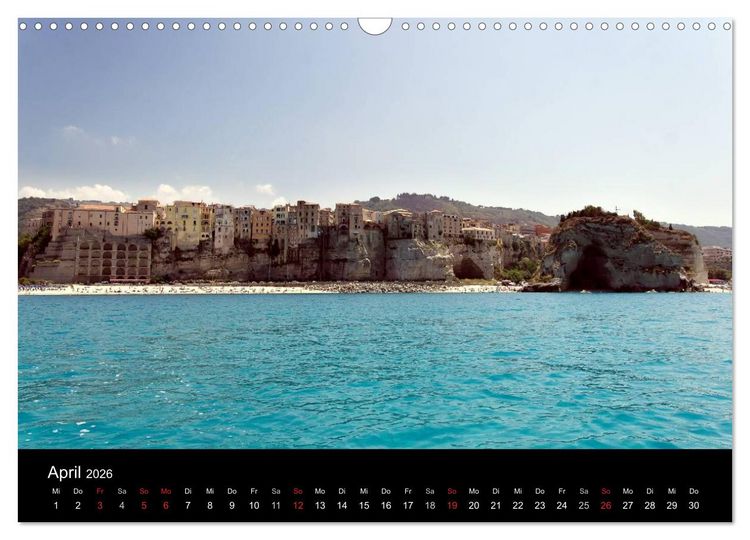 Produktbild: Kalabrien: Wo die Sonne Urlaub macht (Wandkalender 2026 DIN A3 quer), CALVENDO Monatskalender
