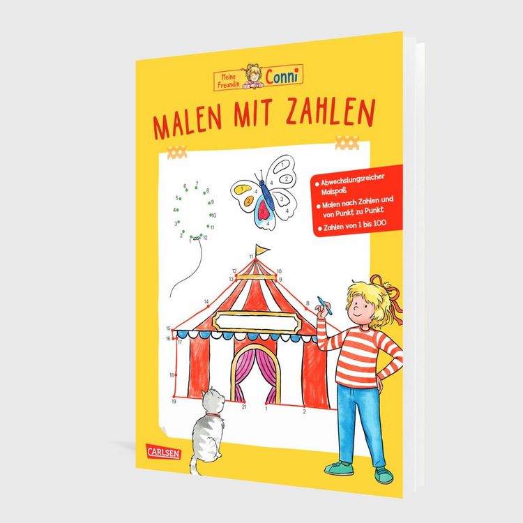 Produktbild: Conni Gelbe Reihe (Besch&auml;ftigungsbuch): Malen mit Zahlen