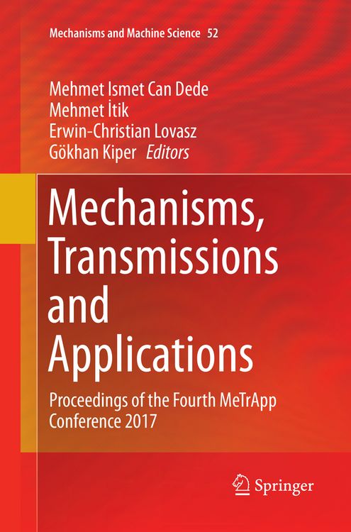 Produktbild: Mechanisms, Transmissions and Applications