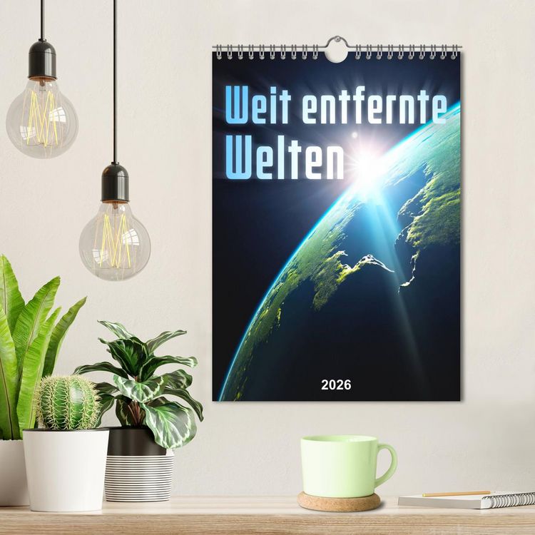 Produktbild: Weit entfernte Welten (Wandkalender 2026 DIN A4 hoch), CALVENDO Monatskalender