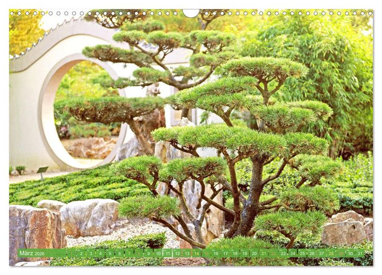 Produktbild: Meditationen im Zen-Garten (Wandkalender 2026 DIN A3 quer), CALVENDO Monatskalender