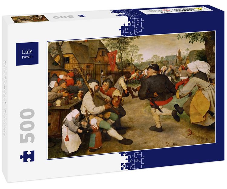 Produktbild: Lais Puzzle Pieter Bruegel d. &Auml;. - Bauerntanz 500 Teile