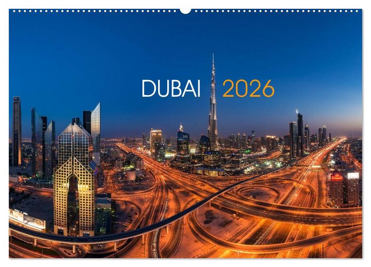 Produktbild: DUBAI - 2026 (Wandkalender 2026 DIN A2 quer), CALVENDO Monatskalender