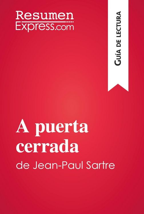Produktbild: A puerta cerrada de Jean-Paul Sartre (Gu&iacute;a de lectura)
