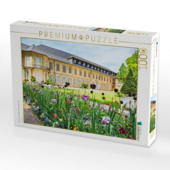 Produktbild: CALVENDO Puzzle Blumen vor dem Neuen Schloss Bayreuth | 1000 Teile Lege-Gr&ouml;&szlig;e 64x48cm Foto-Puzzle f&uuml;r gl&uuml;ckliche Stunden