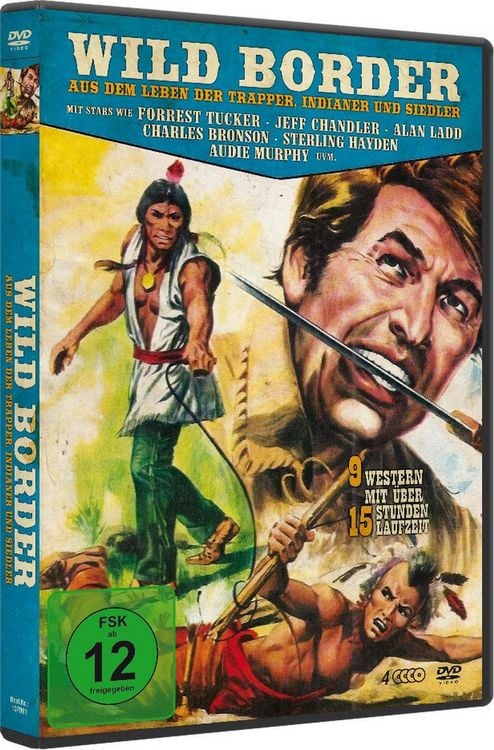 Produktbild: Wild Border - Aus dem Leben der Trapper, Indianer und Siedler [4 DVDs]