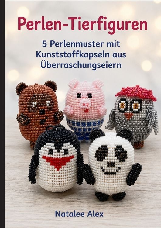 Produktbild: 5 niedliche Tiere aus Perlen