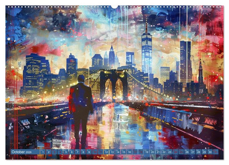 Produktbild: Patriotic Art Collection (Wall Calendar 2026 DIN A2 landscape), CALVENDO 12 Month Wall Calendar