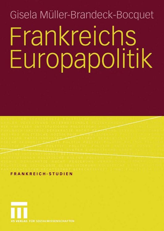 Produktbild: Frankreichs Europapolitik