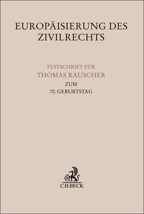 Produktbild: Europ&auml;isierung des Zivilrechts
