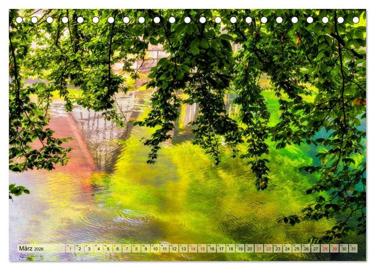 Produktbild: Faszinierende Karstquellen auf der Schw&auml;bischen Alb (Tischkalender 2026 DIN A5 quer), CALVENDO Monatskalender