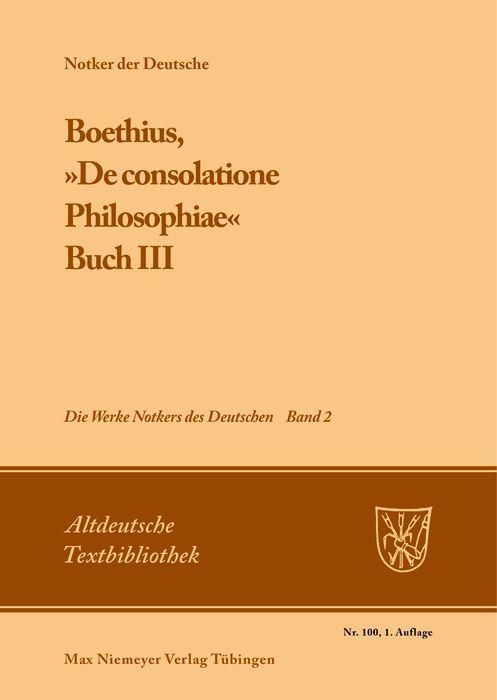 Produktbild: Boethius, 'De consolatione Philosophiae'