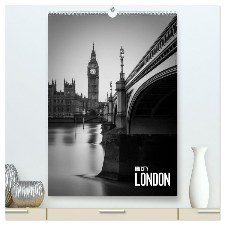 Produktbild: Big City London (hochwertiger Premium Wandkalender 2026 DIN A2 hoch), Kunstdruck in Hochglanz