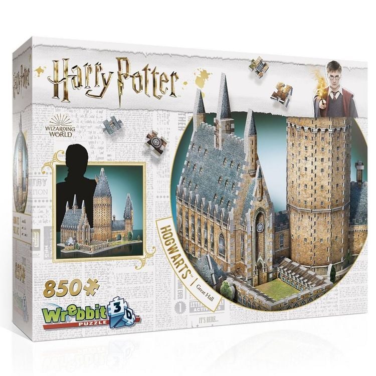 Produktbild: Harry Potter Hogwarts Gro&szlig;e Halle 3D-Puzzle 850 Teile