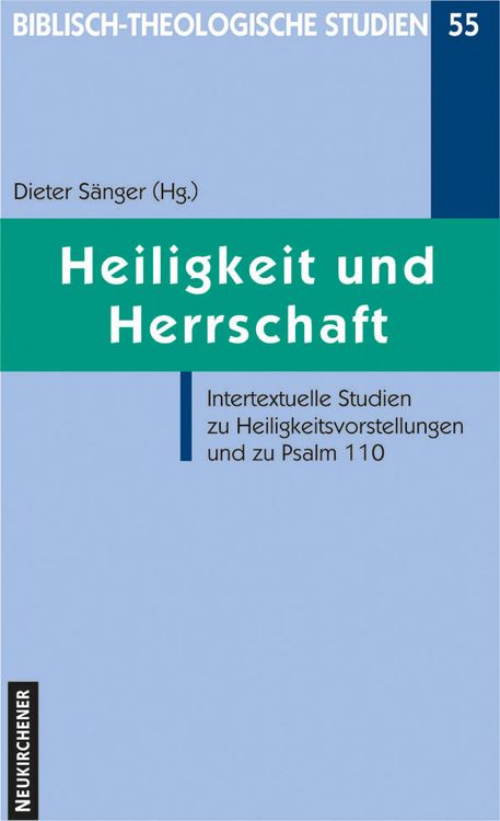 Produktbild: Heiligkeit und Herrschaft
