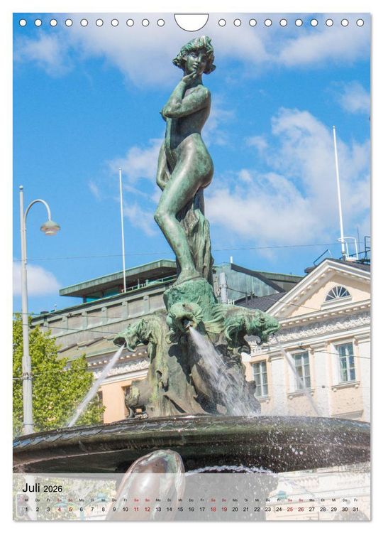 Produktbild: Helsinki - Sehensw&uuml;rdigkeiten (Wandkalender 2026 DIN A4 hoch), CALVENDO Monatskalender