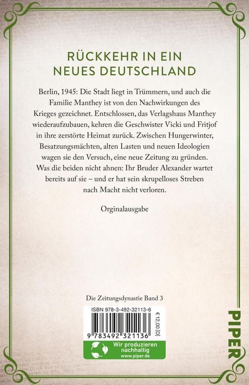 Produktbild: Die Zeitungsdynastie &ndash; Neue Freiheit