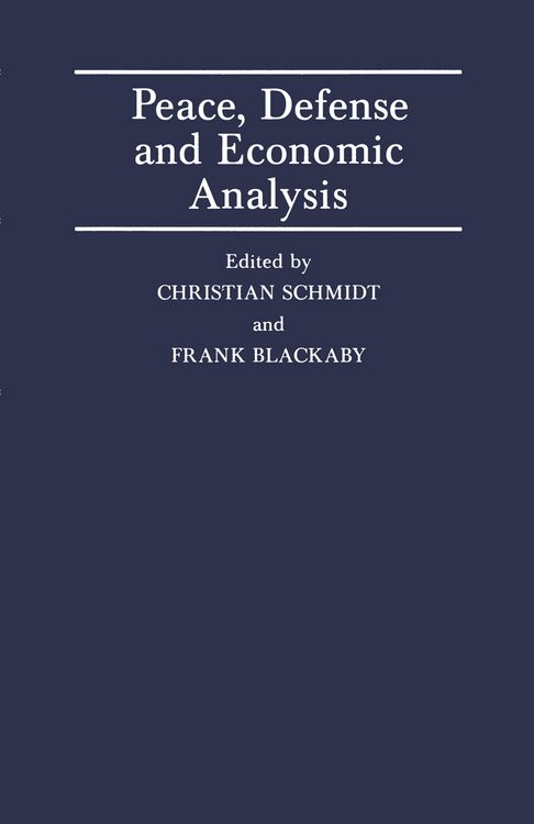 Produktbild: Peace, Defence and Economic Analysis