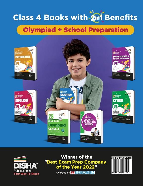 Produktbild: Olympiad Champs Science Class 4 with Chapter-wise Previous 10 Year (2013 - 2022) Questions 5th Edition | Complete Prep Guide with Theory, PYQs, Past & Practice Exercise |