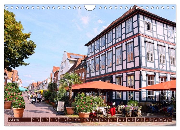 Produktbild: Nienburg - Weser (Wandkalender 2026 DIN A4 quer), CALVENDO Monatskalender