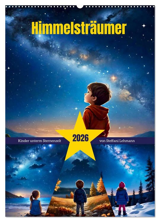 Produktbild: Himmelstr&auml;umer (Wandkalender 2026 DIN A2 hoch), CALVENDO Monatskalender