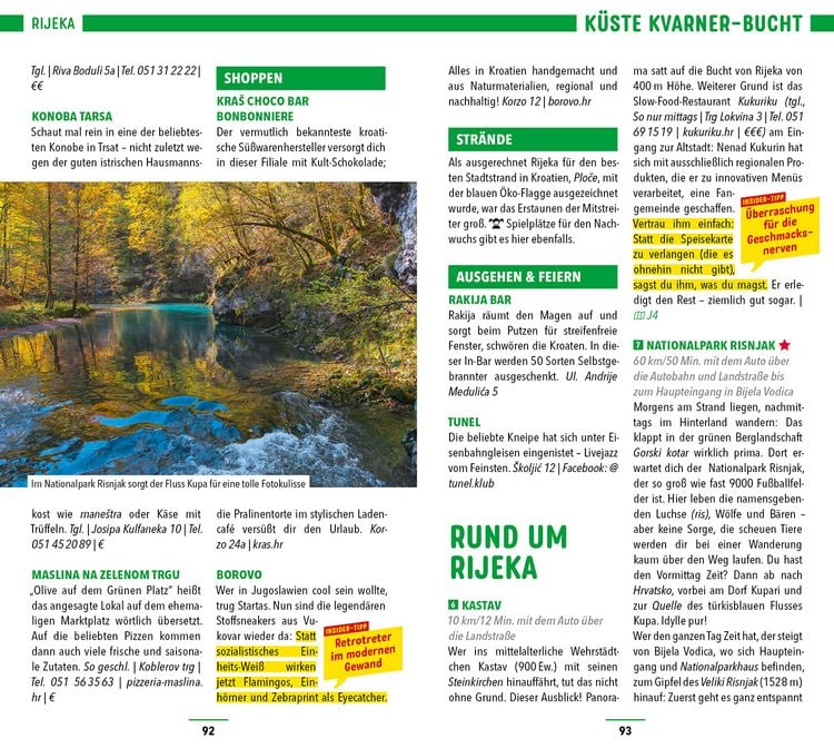 Produktbild: MARCO POLO Reisef&uuml;hrer Kroatische K&uuml;ste Istrien, Kvarner