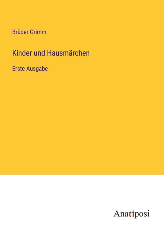 Produktbild: Kinder und Hausm&auml;rchen