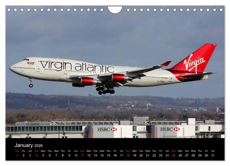 Produktbild: Big Jets (Wall Calendar 2026 DIN A4 landscape), CALVENDO 12 Month Wall Calendar