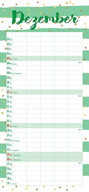 Produktbild: Familienplaner mit Tasche 2027