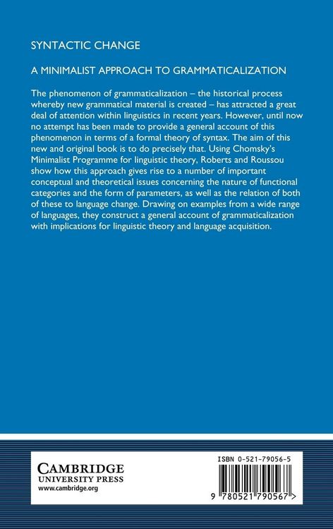 Produktbild: Syntactic Change