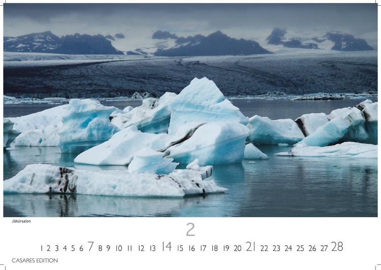 Produktbild: Island Kalender 2027 &ndash; Wandkalender | Fotokalender Naturkalender 35x50cm Grosses Format &ndash; Hochwertiger . mit atemberaubenden Island-Landschaften