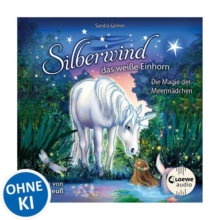 Produktbild: Silberwind, das wei&szlig;e Einhorn (Band 10) - Die Magie der Meerm&auml;dchen