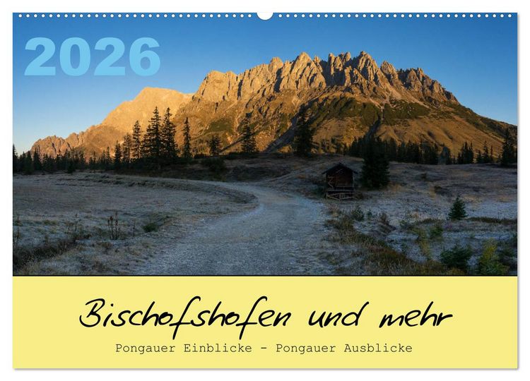 Produktbild: Bischofshofen & mehr (Wandkalender 2026 DIN A2 quer), CALVENDO Monatskalender