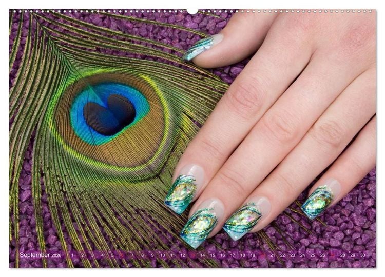 Produktbild: Verg&auml;ngliche Kunst - Nailart Episode 2 (Wandkalender 2026 DIN A2 quer), CALVENDO Monatskalender
