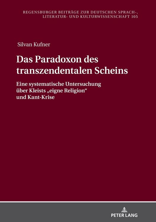 Produktbild: Das Paradoxon des transzendentalen Scheins