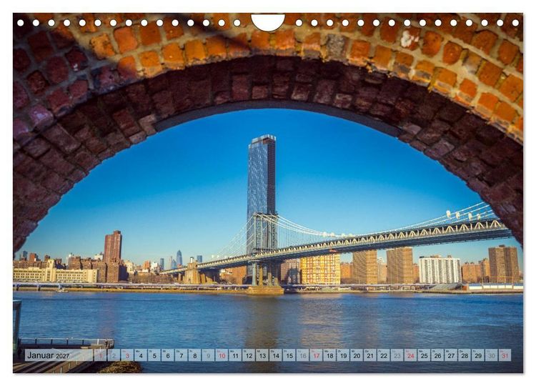 Produktbild: New York - Stadt der Wolkenkratzer (Wandkalender 2027 DIN A4 quer), CALVENDO Monatskalender