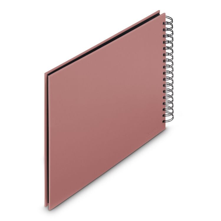 Produktbild: Hama Spiral Album Fine Art terra 28x24cm 50 schwarze Seiten
