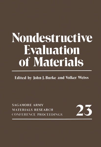 Produktbild: Nondestructive Evaluation of Materials
