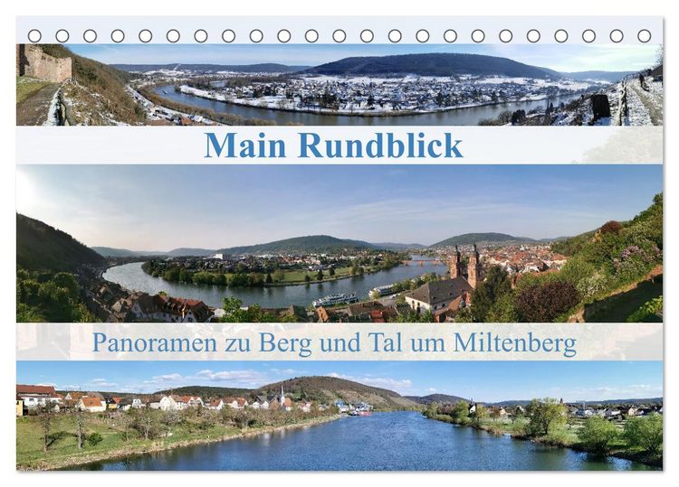 Produktbild: Main Rundblick (Tischkalender 2026 DIN A5 quer), CALVENDO Monatskalender
