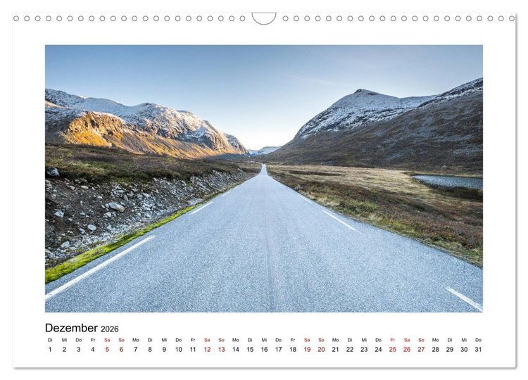 Produktbild: Norwegen Magisches Licht (Wandkalender 2026 DIN A3 quer), CALVENDO Monatskalender