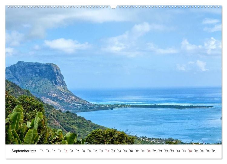 Produktbild: Inselparadies Mauritius (Wandkalender 2027 DIN A2 quer), CALVENDO Monatskalender