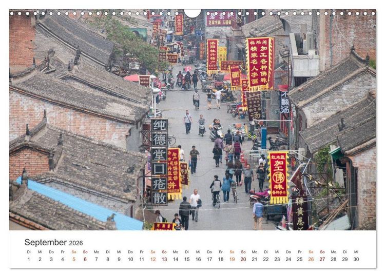 Produktbild: China - Tradition und Moderne (Wandkalender 2026 DIN A3 quer), CALVENDO Monatskalender