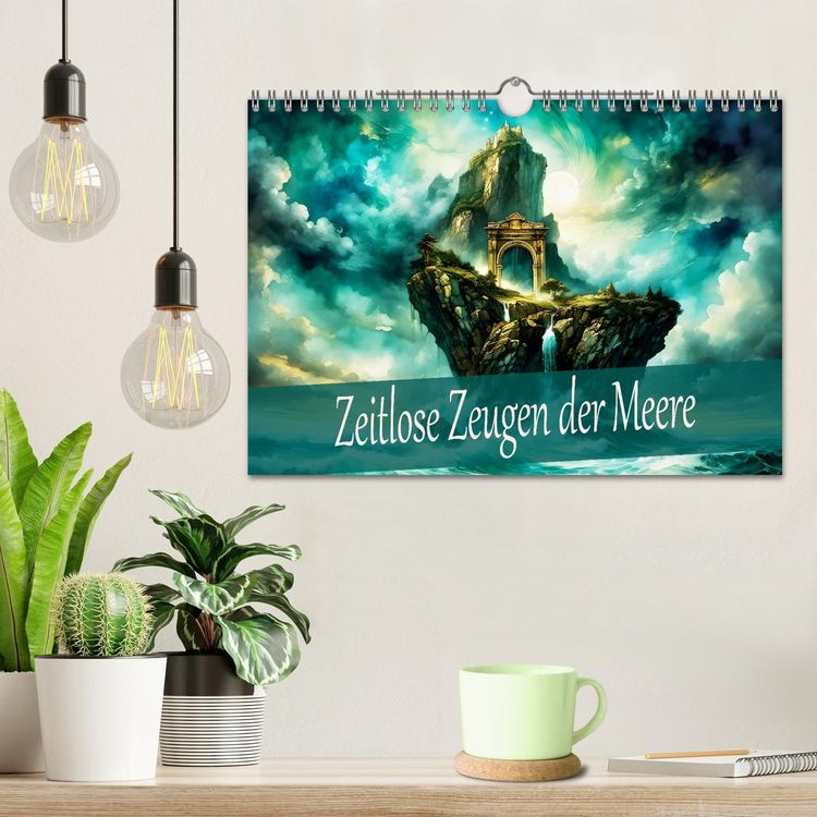 Produktbild: Zeitlose Zeugen der Meere (Wandkalender 2026 DIN A4 quer), CALVENDO Monatskalender
