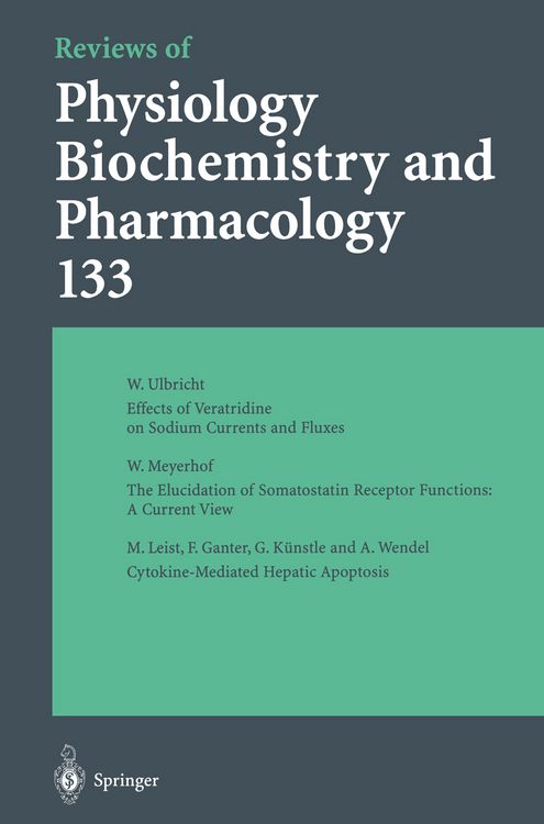 Produktbild: Reviews of Physiology, Biochemistry and Pharmacology