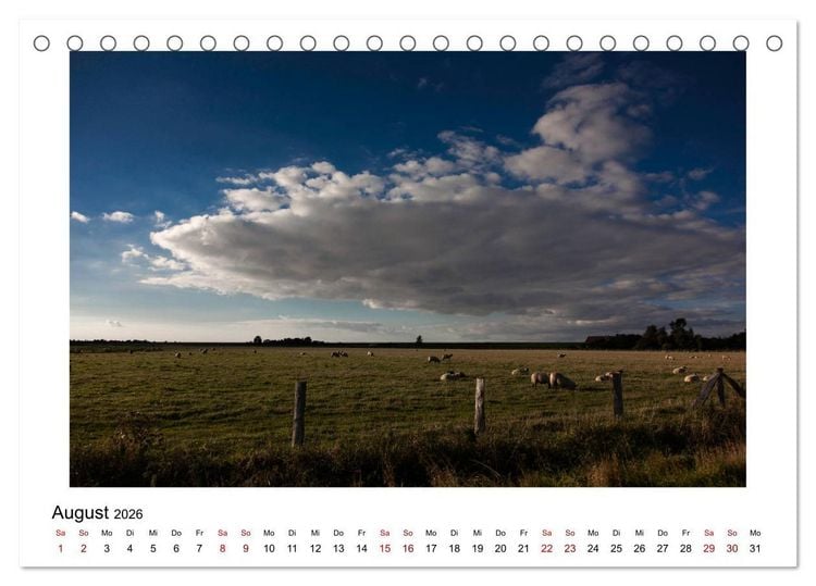 Produktbild: Friedrichskoog Spitze (Tischkalender 2026 DIN A5 quer), CALVENDO Monatskalender