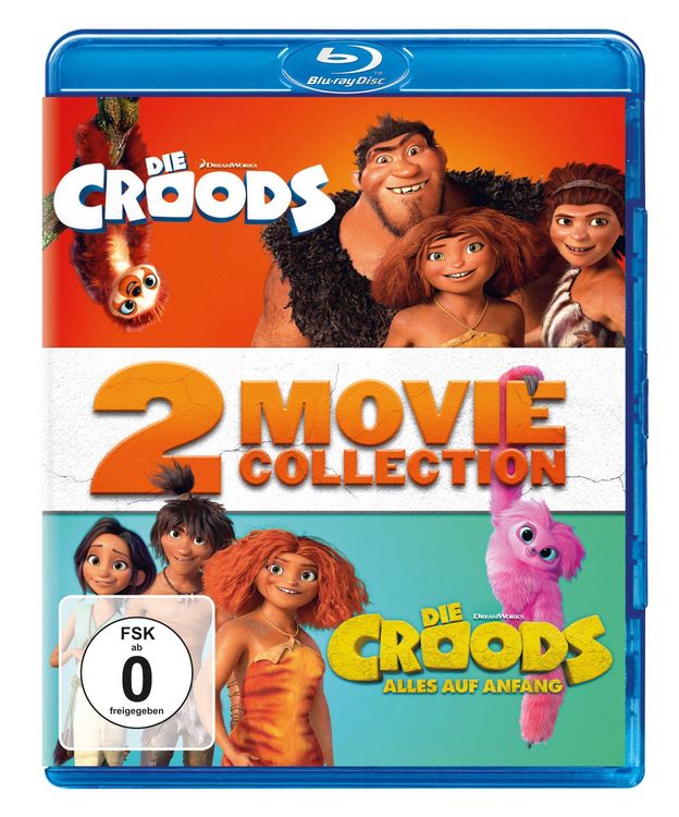 Produktbild: DIE CROODS 2 MOVIE COLLECTION Die Croods & Die Croods &ndash; Alles auf Anfang [2 BRs]