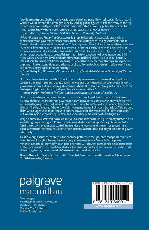 Produktbild: Prime Ministers and Rhetorical Governance