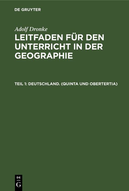 Produktbild: Deutschland. (Quinta und Obertertia)